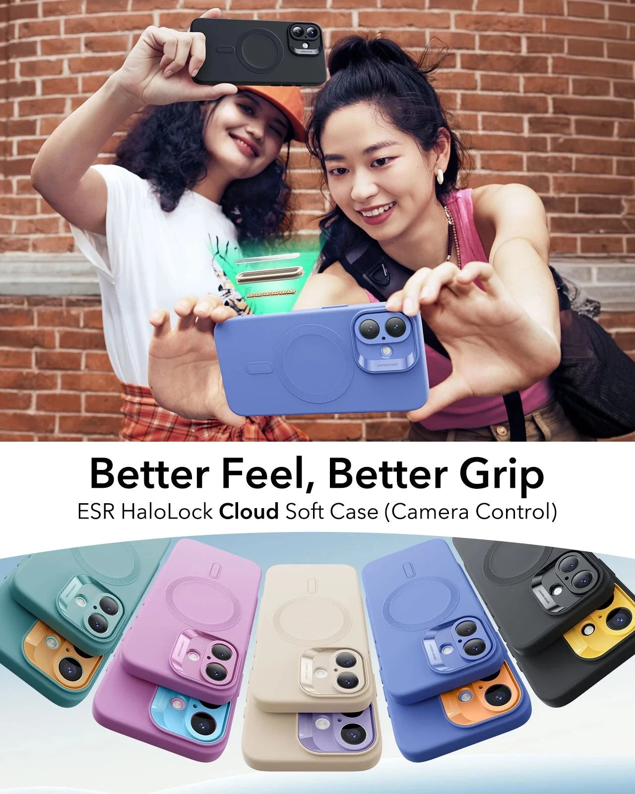 iPhone 16 Cloud Soft Magnetic Case (Camera Control) - Ultramarine - Image 2