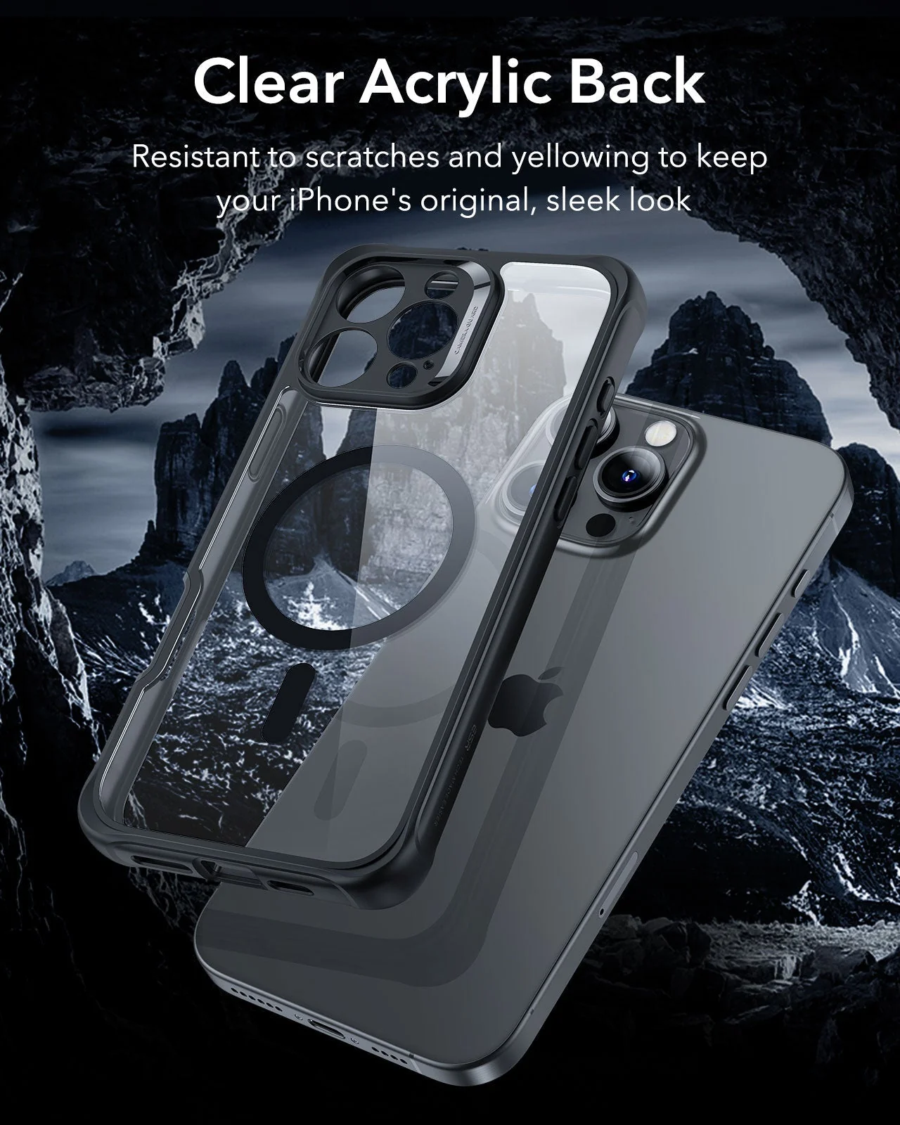 iPhone 16 Pro Armor Tough Case (HaloLock) - Clear - Image 8