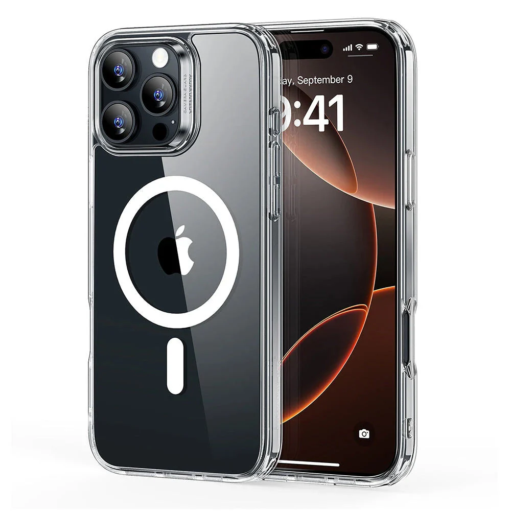 iPhone 16 Pro Classic Hybrid Case (HaloLock) - Clear
