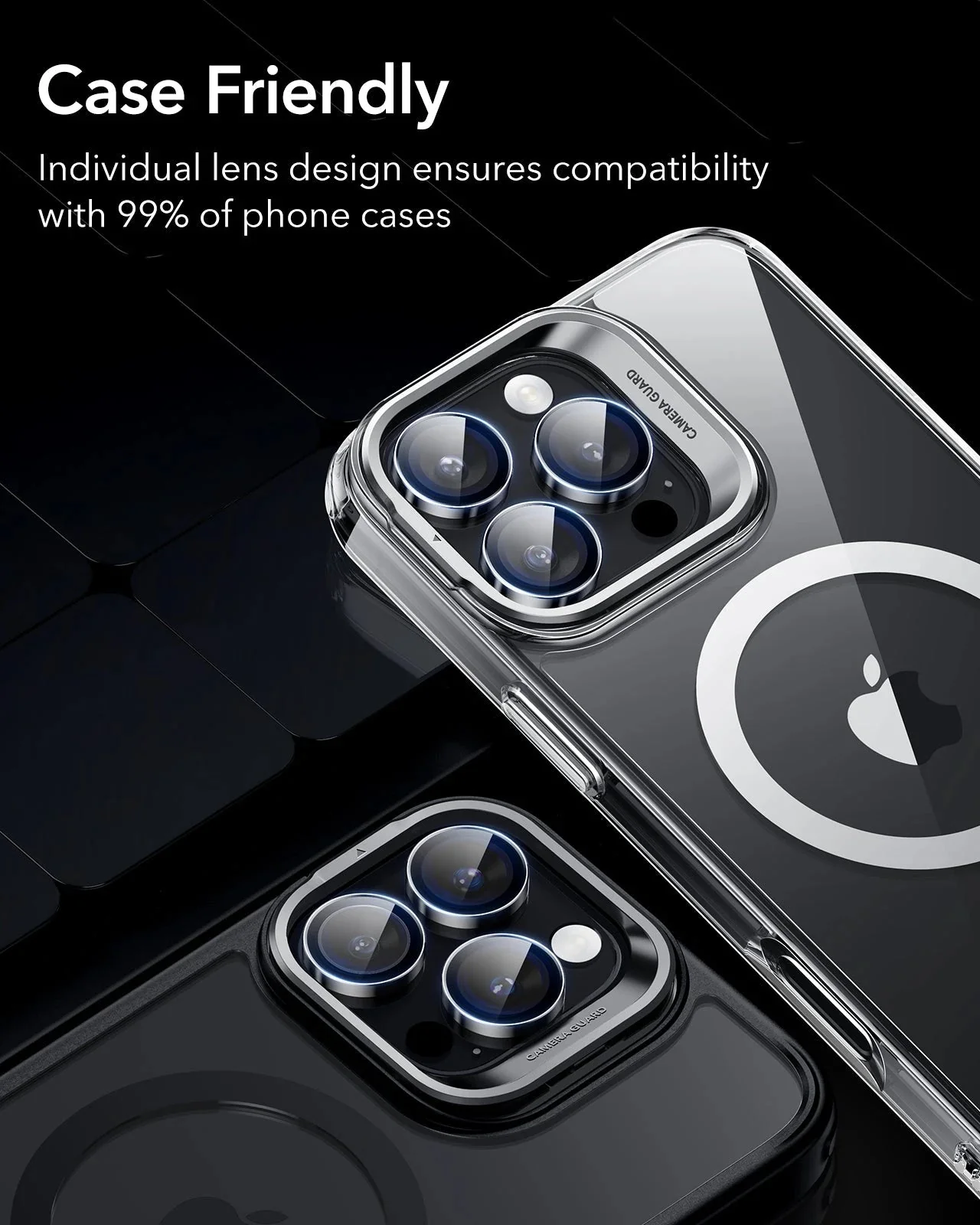 iPhone 16 Pro Max/Pro Armorite Camera Lens Protectors - Chromatic - Image 8