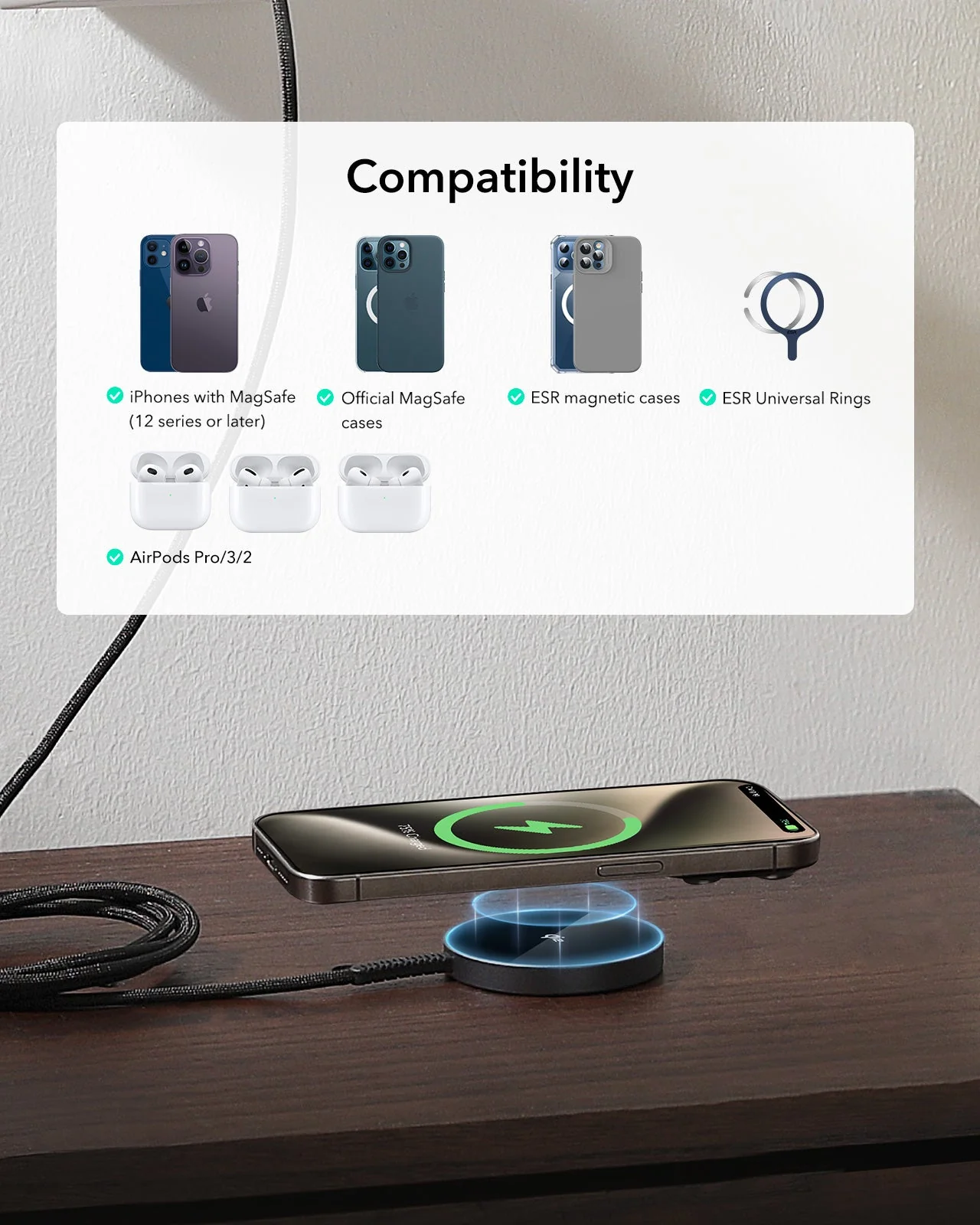 iPhone 16 Pro Max Wireless Charging Bundle - Clear - Image 8