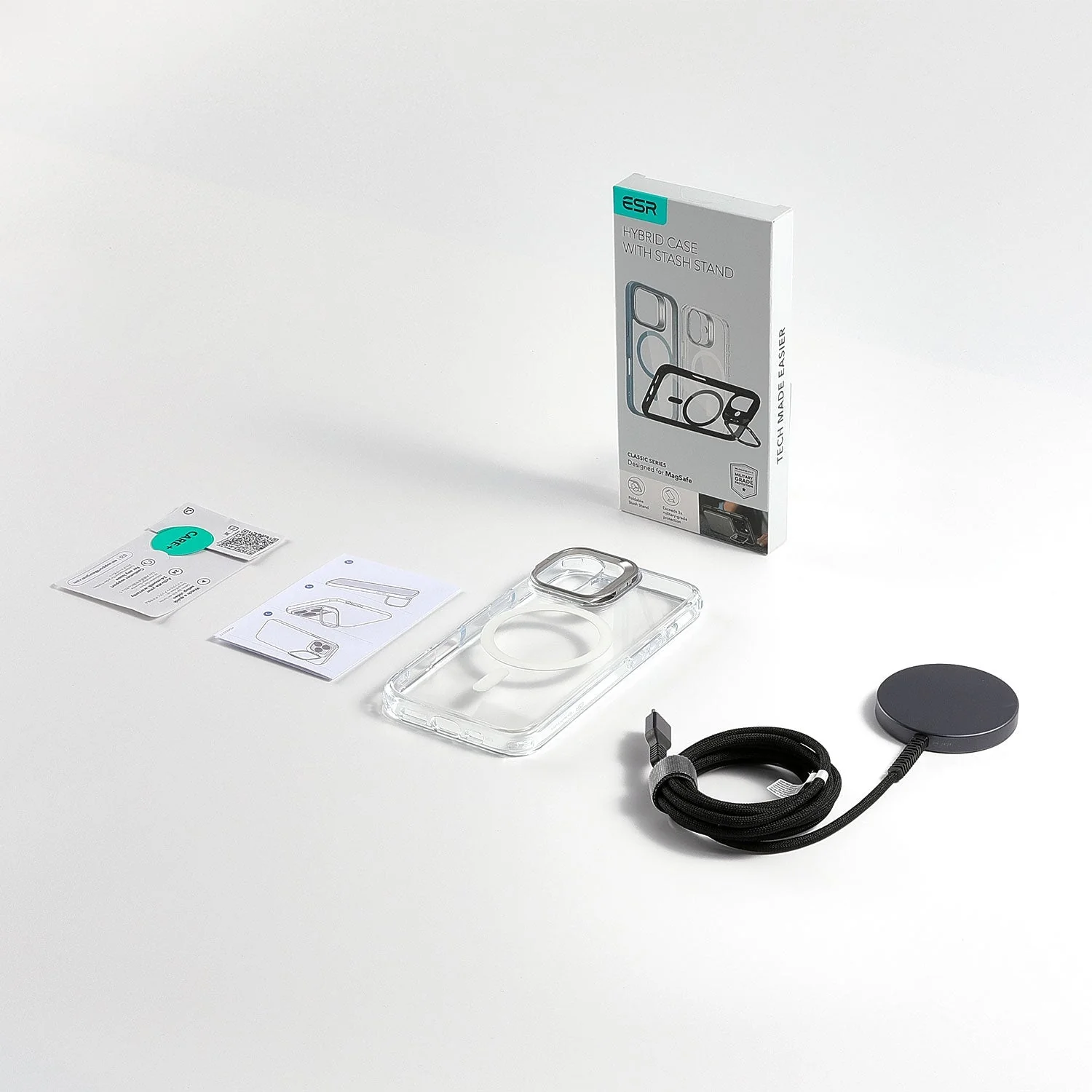 iPhone 16 Pro Max Wireless Charging Bundle - Light Tan - Image 9