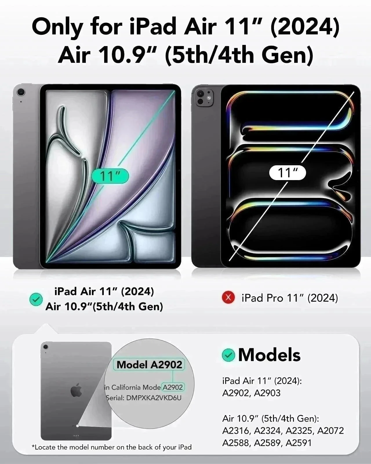 iPad Air 11" (2024) Bundle Shift Magnetic Case with Geo Digital Pencil - Light Purple - Image 2