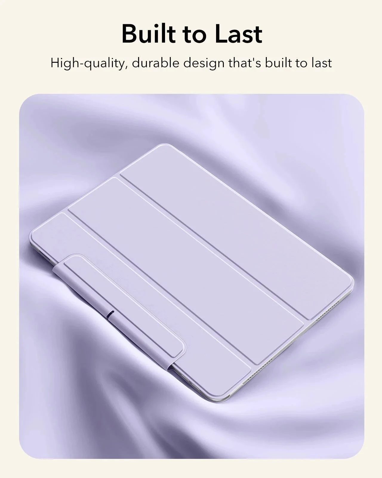 iPad Air 13" (M4) 2026 Rebound Magnetic Case - Light Purple - Image 7
