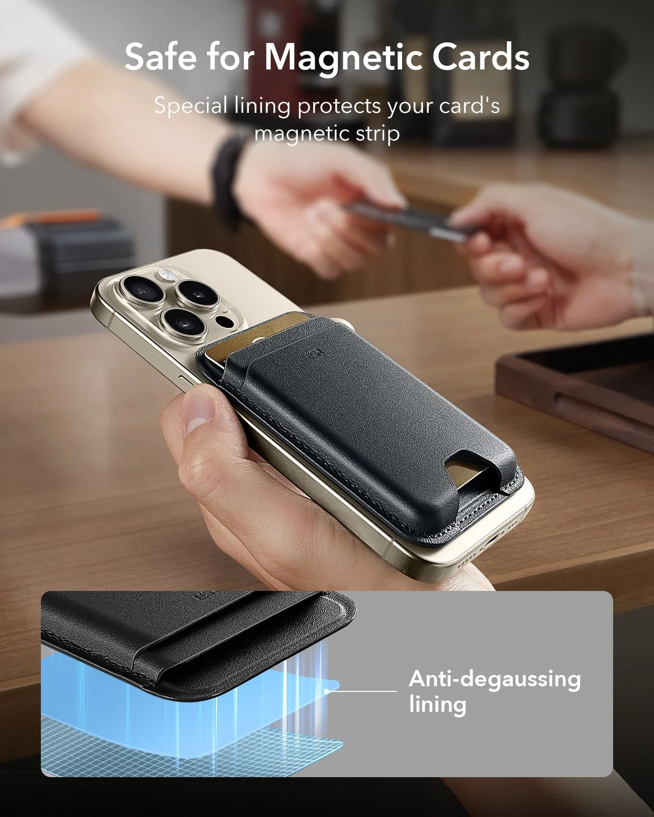 Magnetic Wallet Boost (HaloLock) - Brown - Image 7