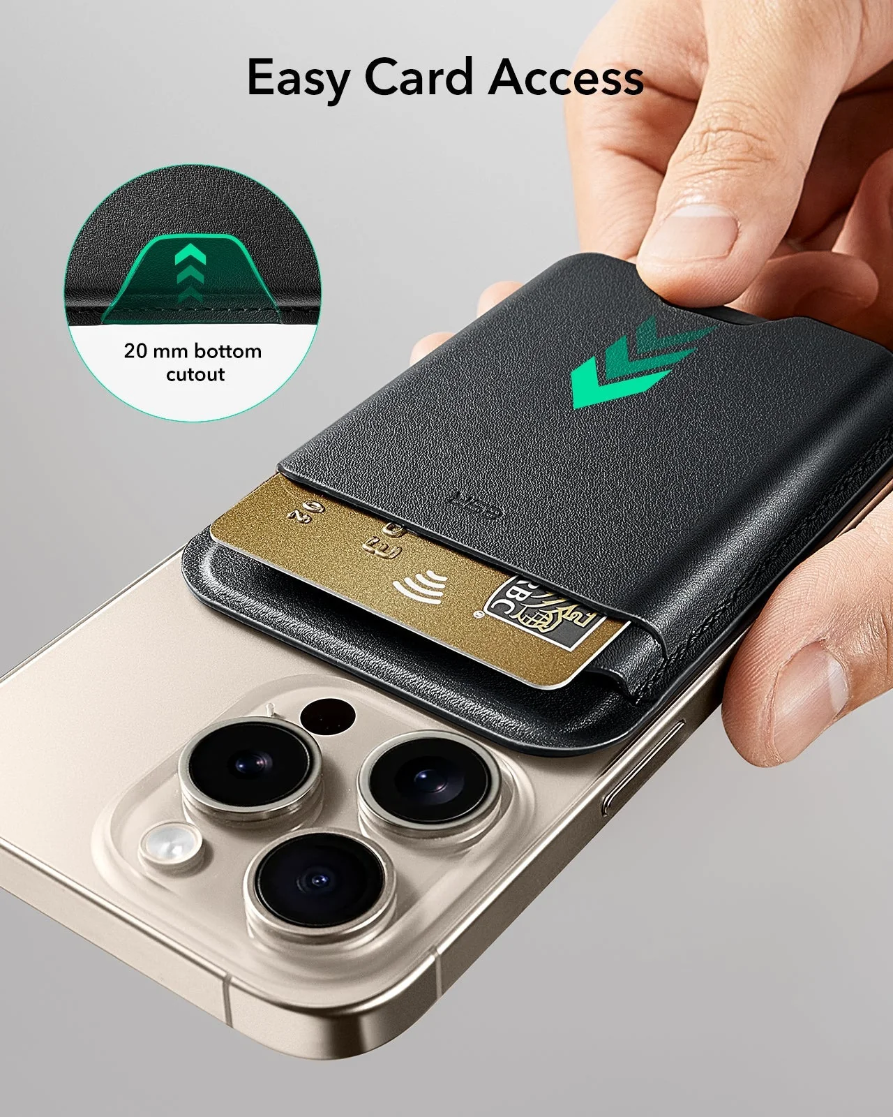 Magnetic Wallet Boost (HaloLock) - Dark Blue - Image 5