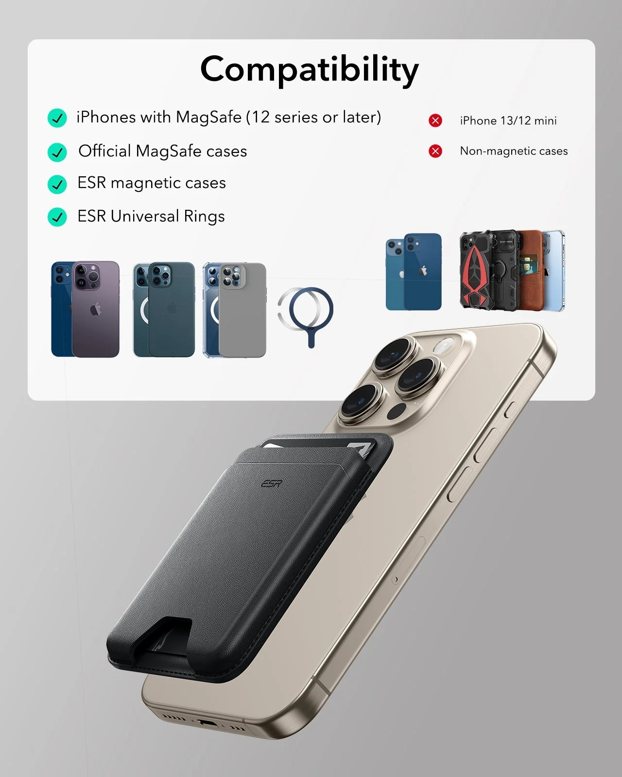 Magnetic Wallet Boost (HaloLock) - Dark Blue - Image 9