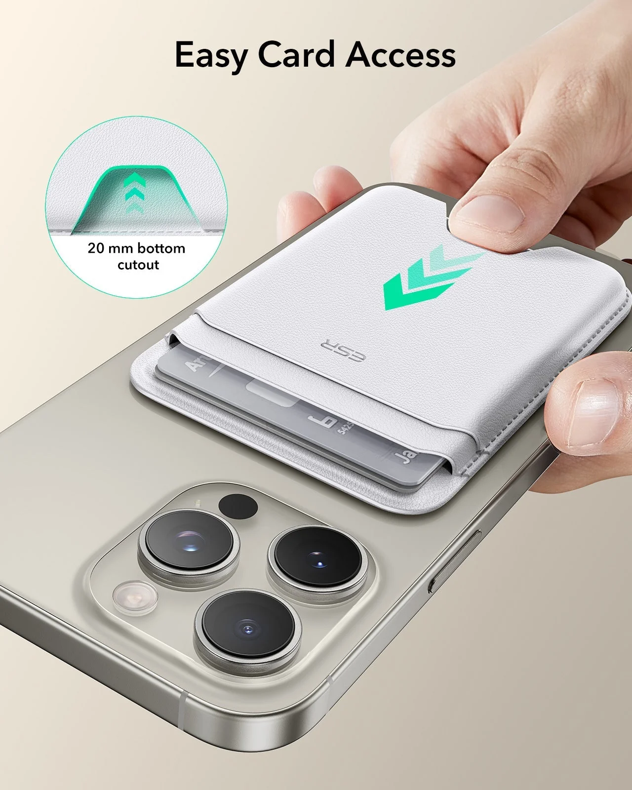 Magnetic Wallet Boost (HaloLock) - White - Image 4