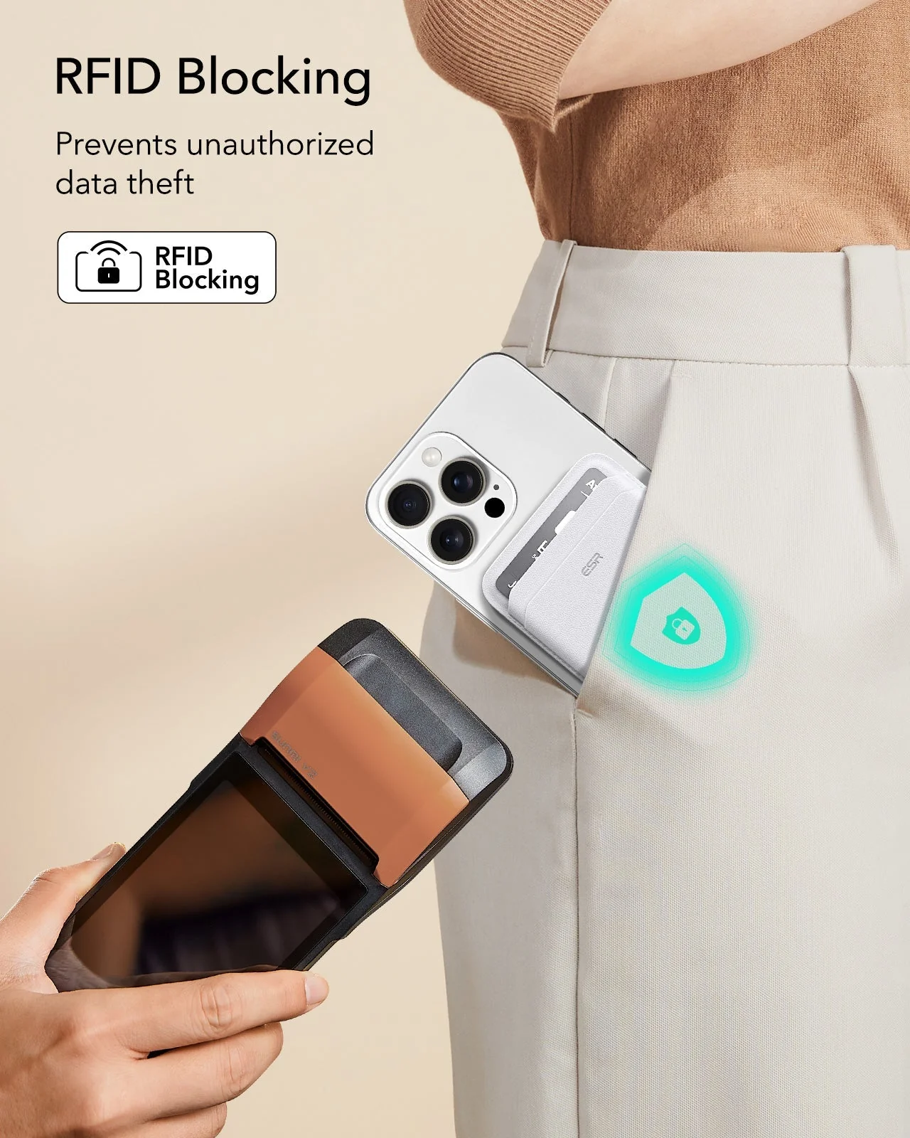 Magnetic Wallet Boost (HaloLock) - White - Image 7