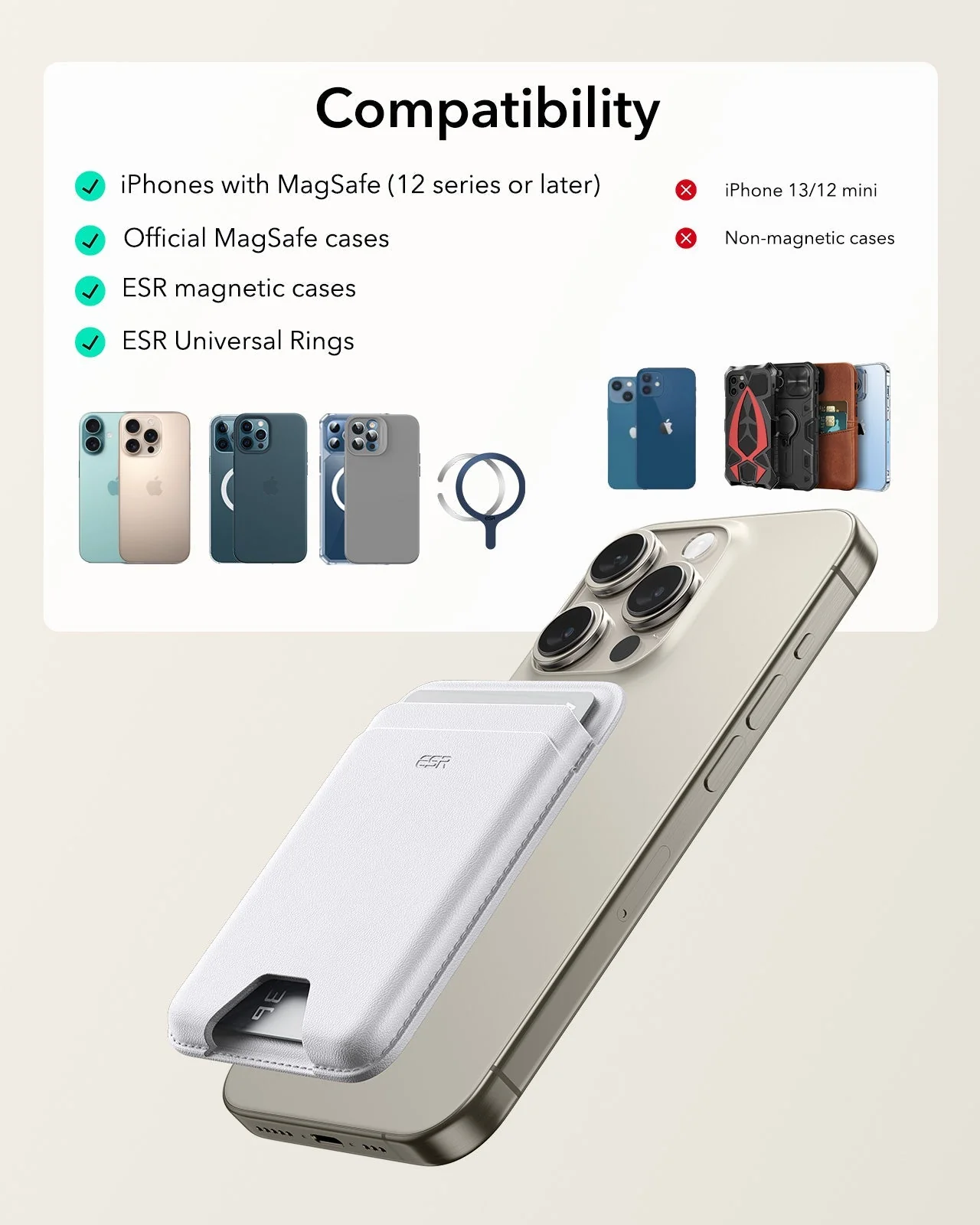 Magnetic Wallet Boost (HaloLock) - White - Image 9