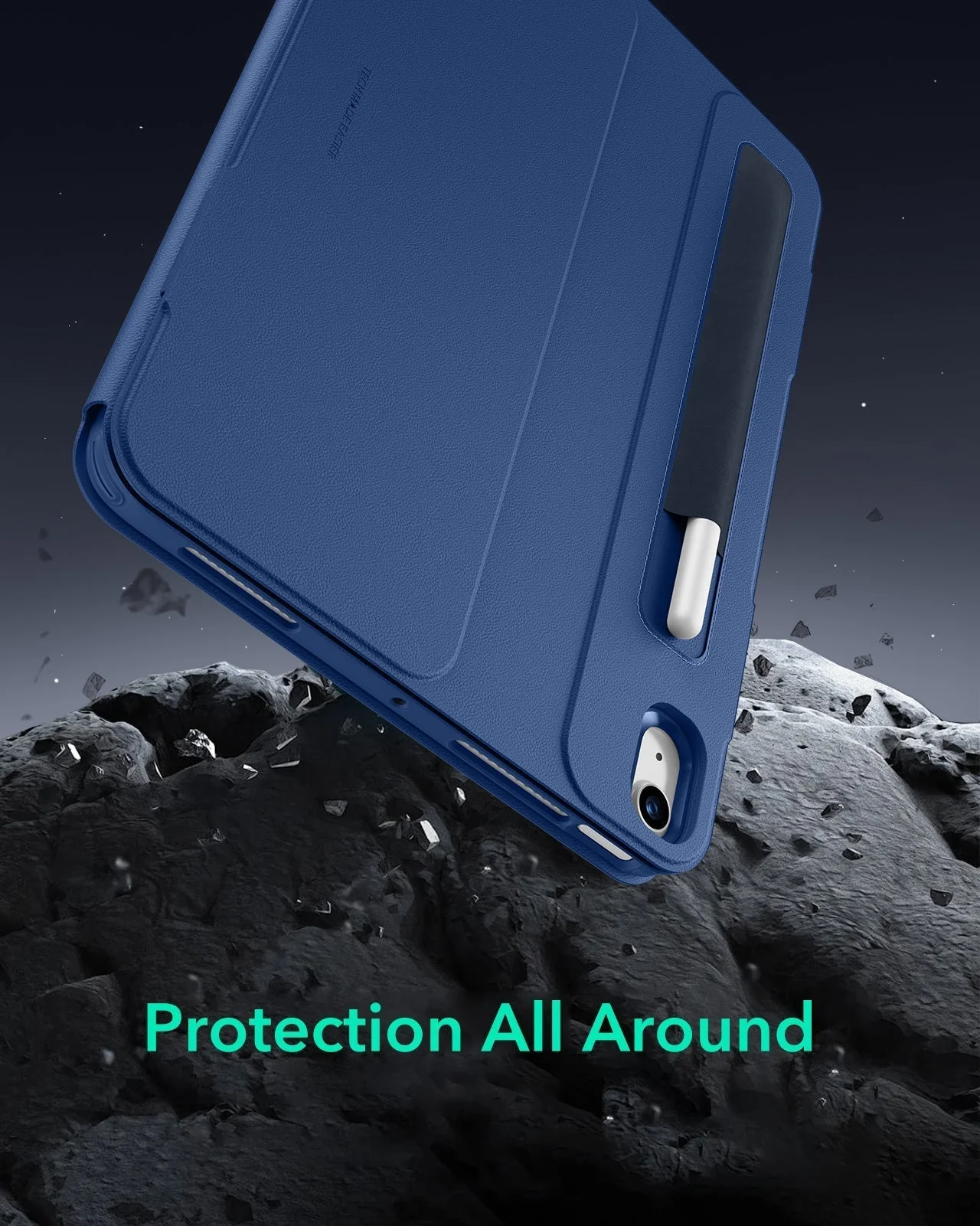 iPad Air 11" (M4) 2026 Bundle Shift Magnetic Case, Papel-Feel Magnetic & Armorite® Protection - Navy Blue - Image 8