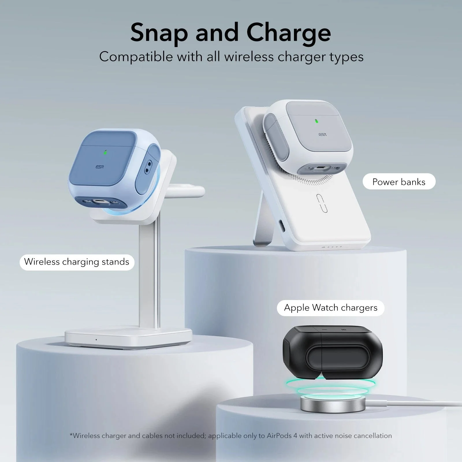 Orbit Hybrid Everyday-Carry Bundle for AirPods 4 - Blue - Image 7