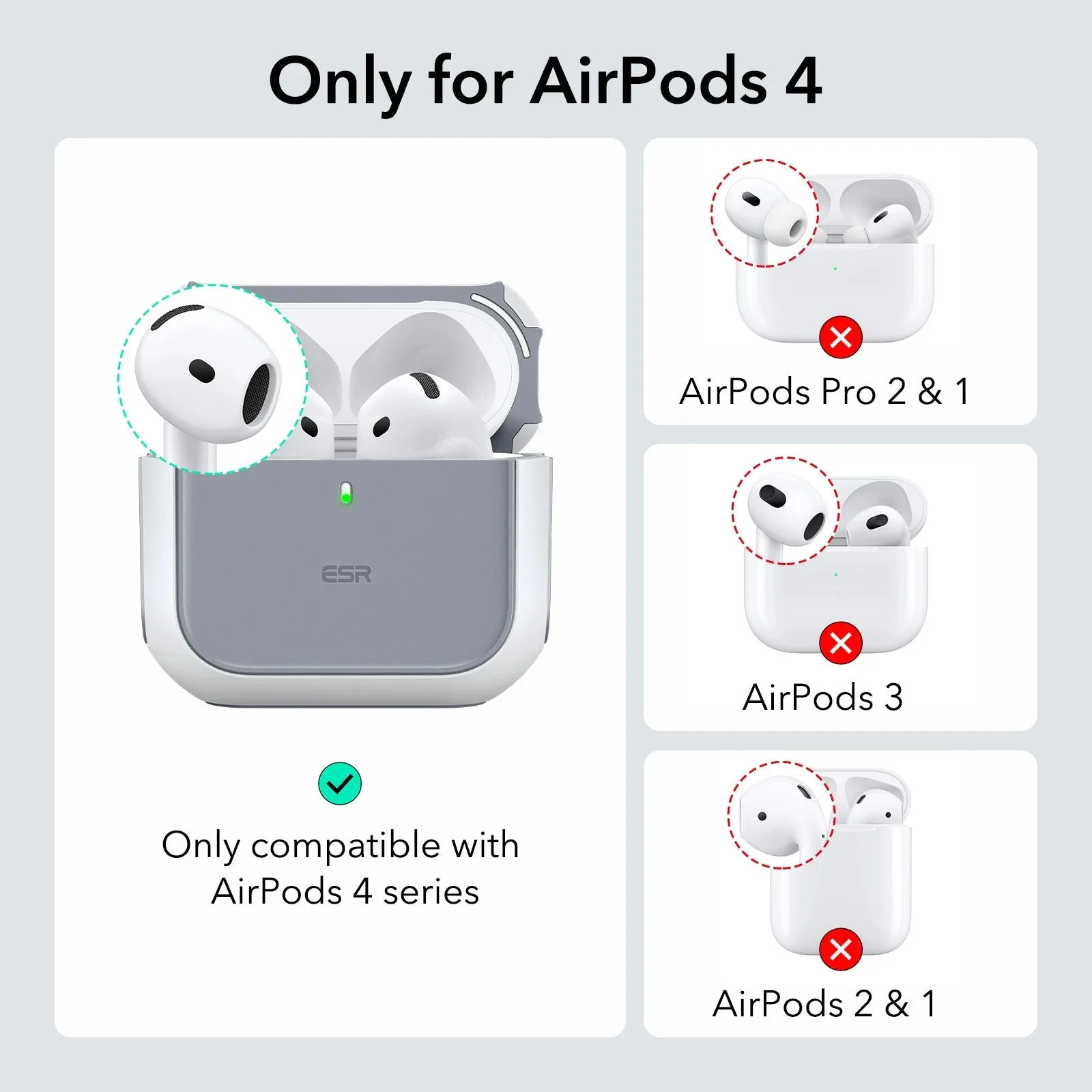 Orbit Hybrid Everyday-Carry Bundle for AirPods 4 - Pink - Image 3