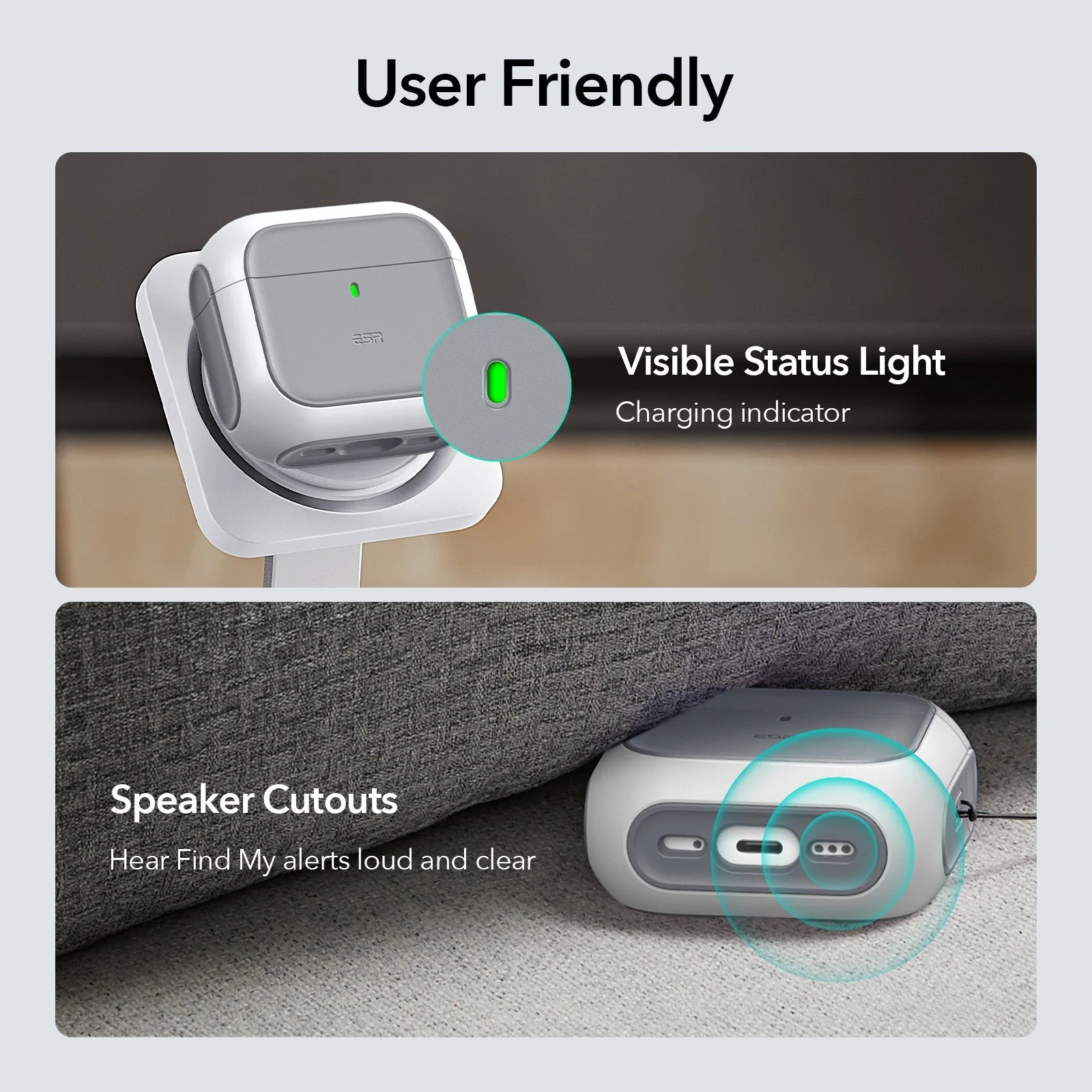 Orbit Hybrid Snap-and-Charge Bundle for AirPods 4 - Purple - Image 9