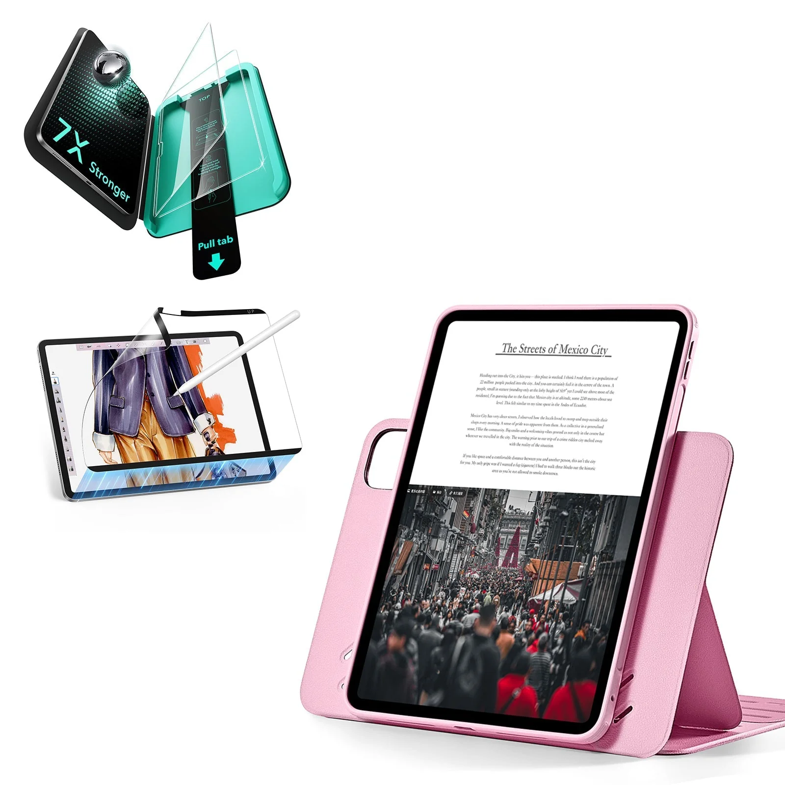 iPad Pro 11" (2025) Shift Transformation Bundle - Pink