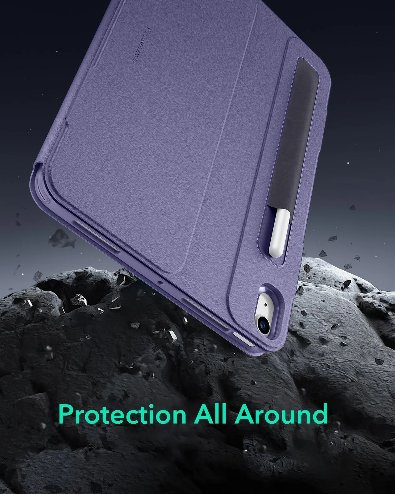 iPad Air 11" (M3) 2025 Bundle Shift Magnetic Case & Armorite® Paper-Feel Protection - Purple - Image 8
