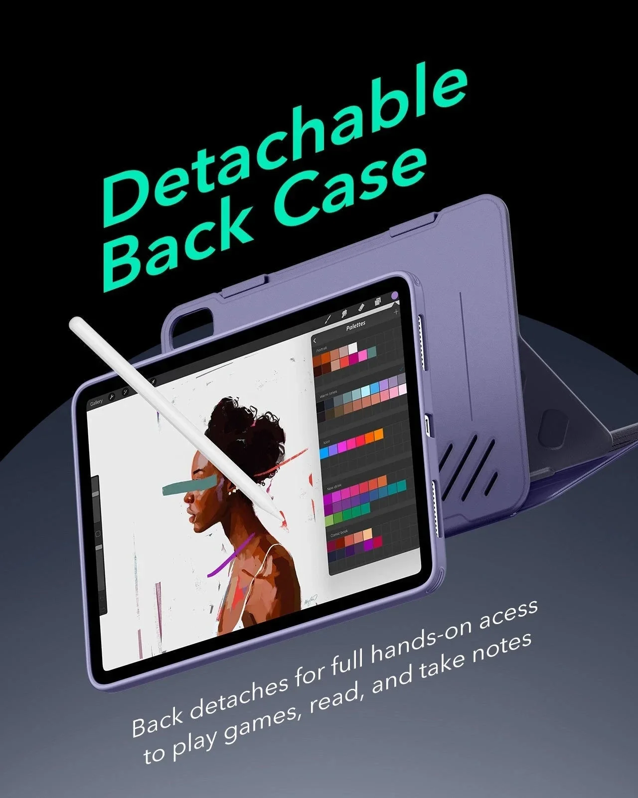 iPad Air 11" (M4) 2026 Shift Magnetic Case - Purple - Image 6
