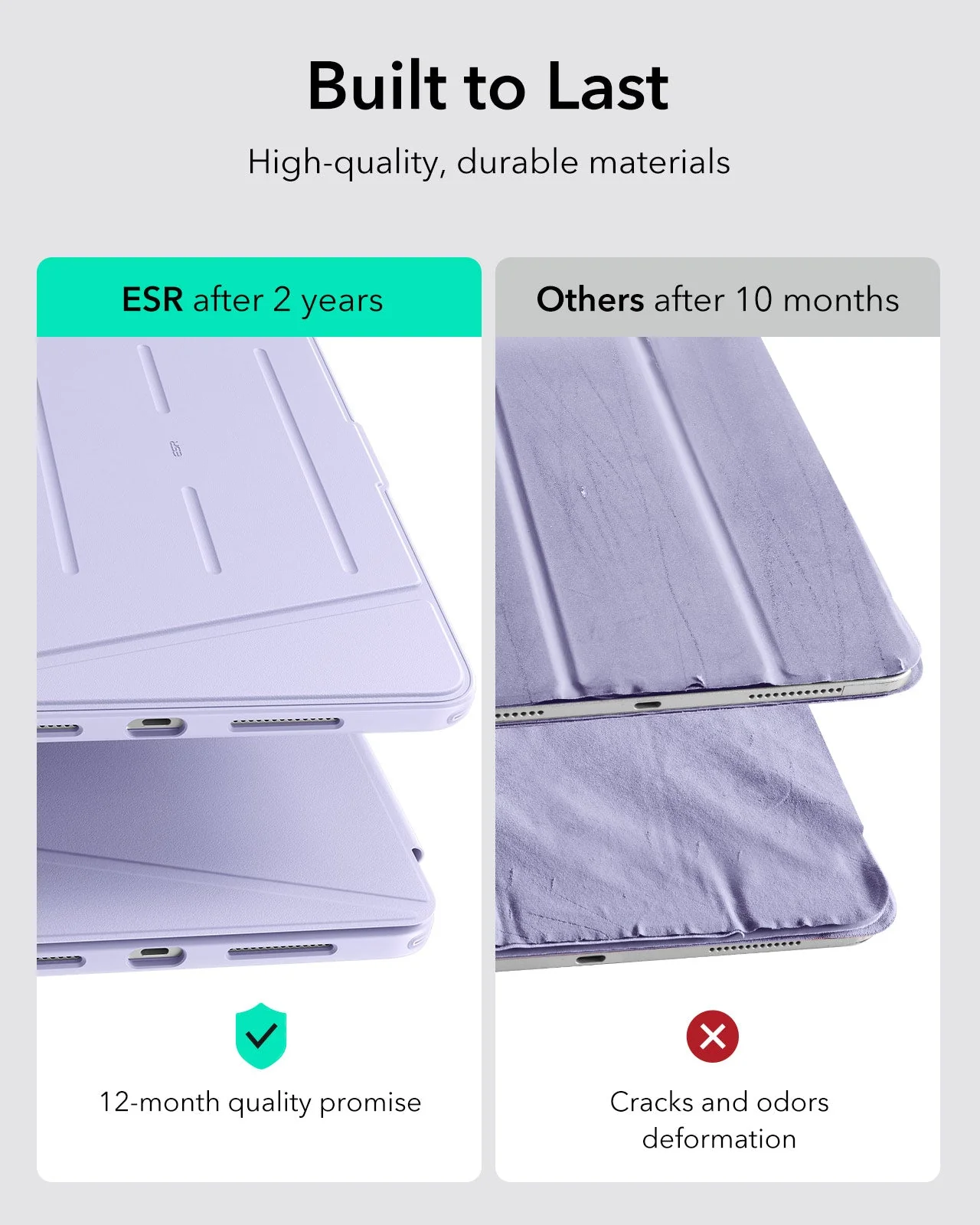 iPad Pro 13" (2025) Flip Magnetic Case with Pencil Holder - Purple - Image 6