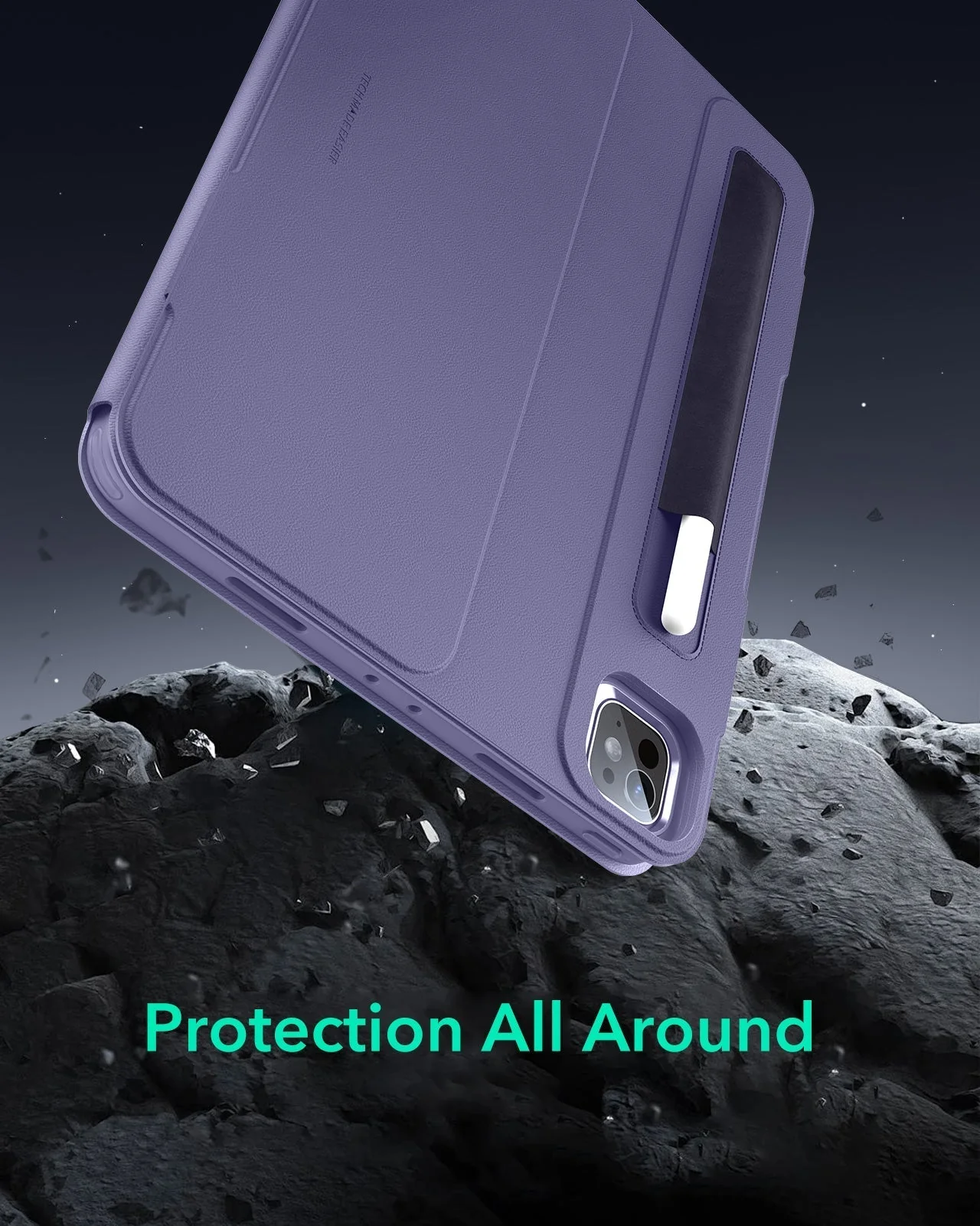 iPad Pro 13" (2025) Bundle Shift Magnetic Case & Armorite® Paper-Feel Protection - Purple - Image 8