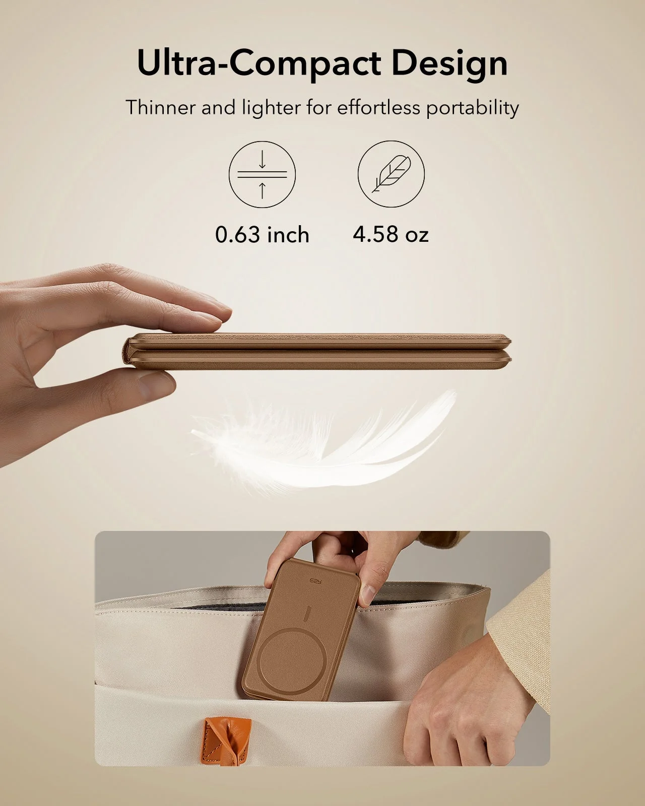 15W 3-in-1 Travel Wireless Charging Set - White - UK Plug - Image 9