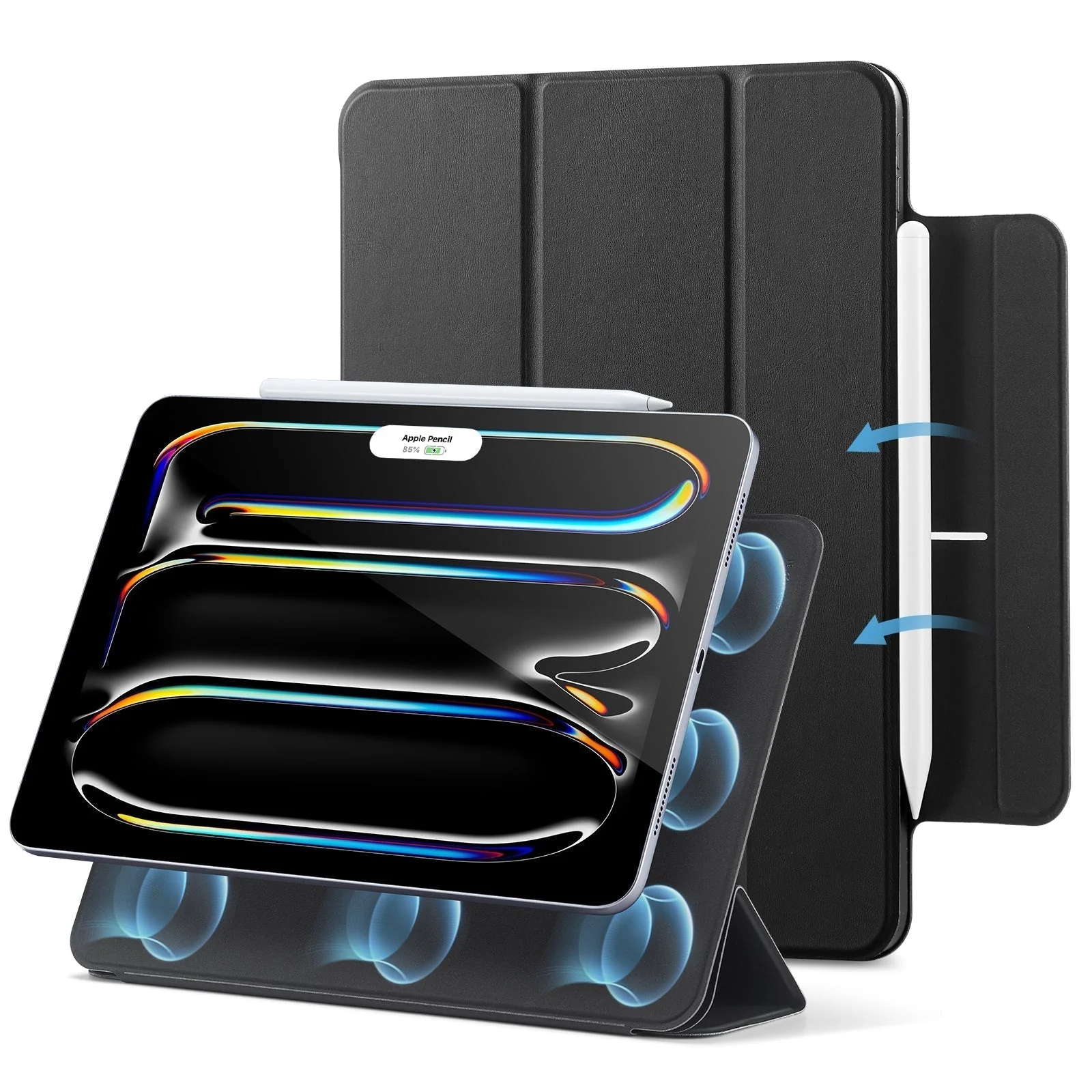 iPad Pro 11" (2025) Rebound Magnetic Case - Black