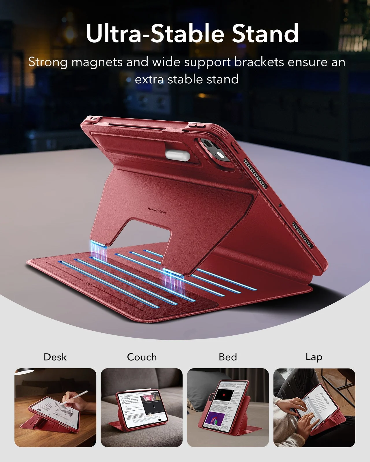 iPad Pro 13ʺ (2025) Shift Magnetic Case - Red - Image 4