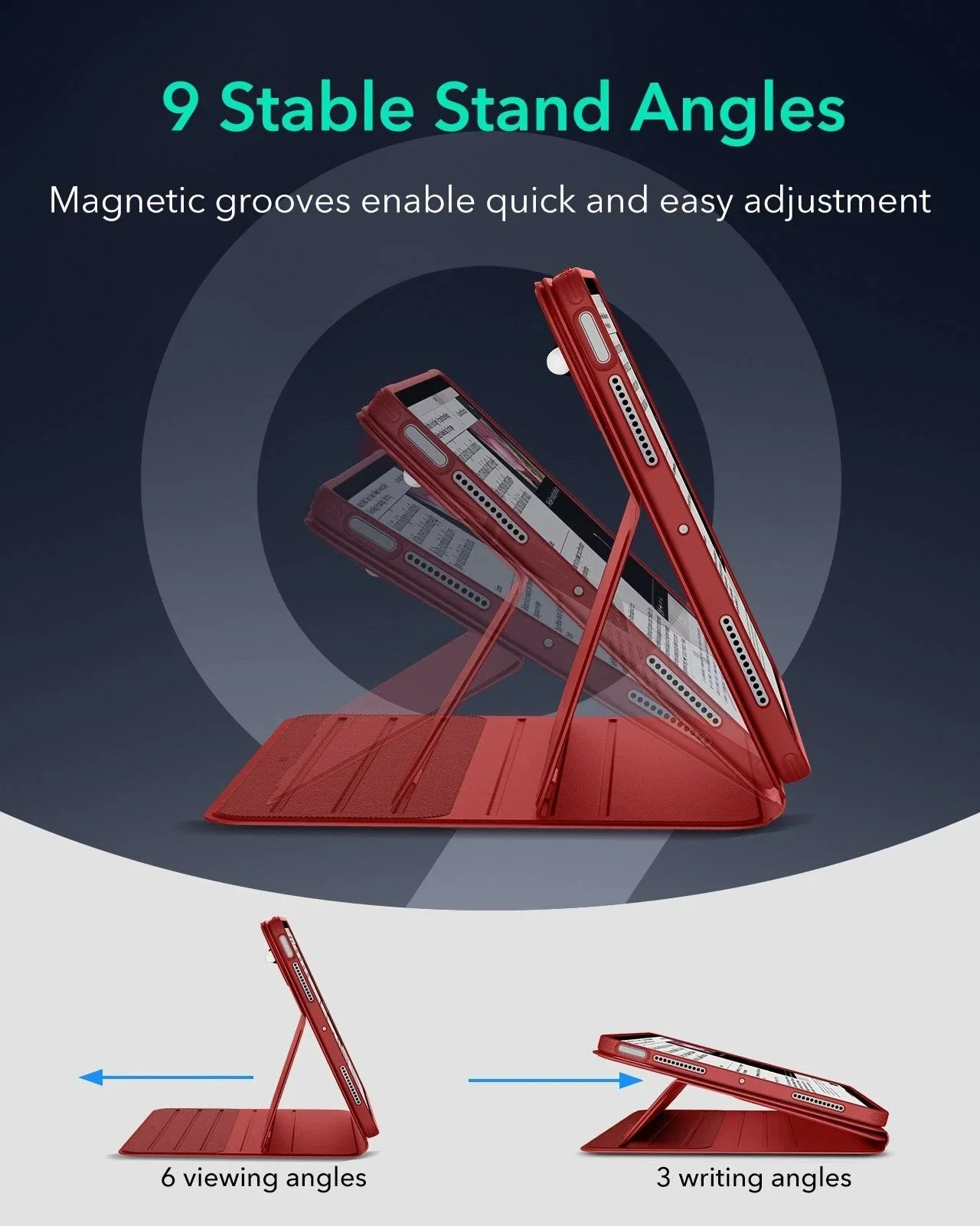 iPad Air 11" (M4) 2026 Shift Magnetic Case - Red - Image 7