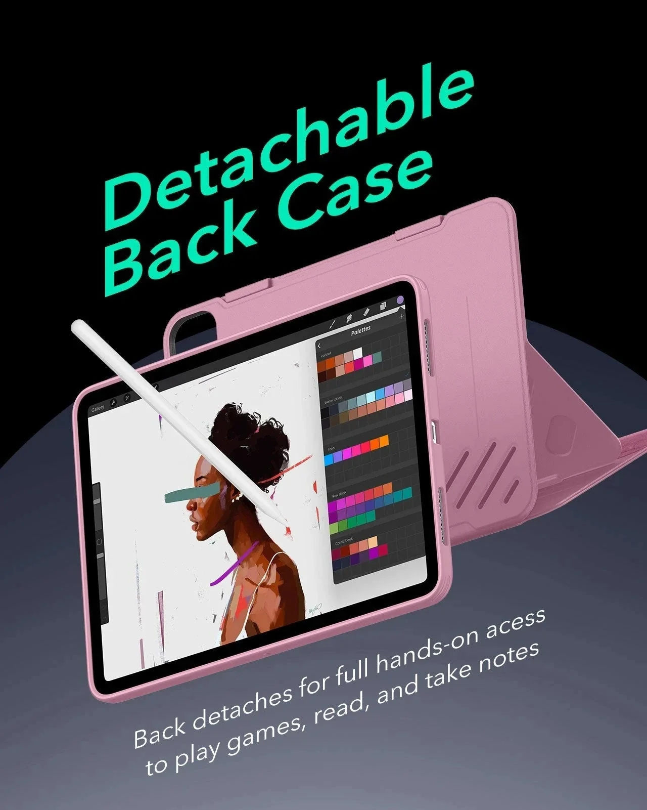 iPad Pro 11ʺ (2025) Shift Transformation with Digital Pencil Bundle - Pink - Image 6