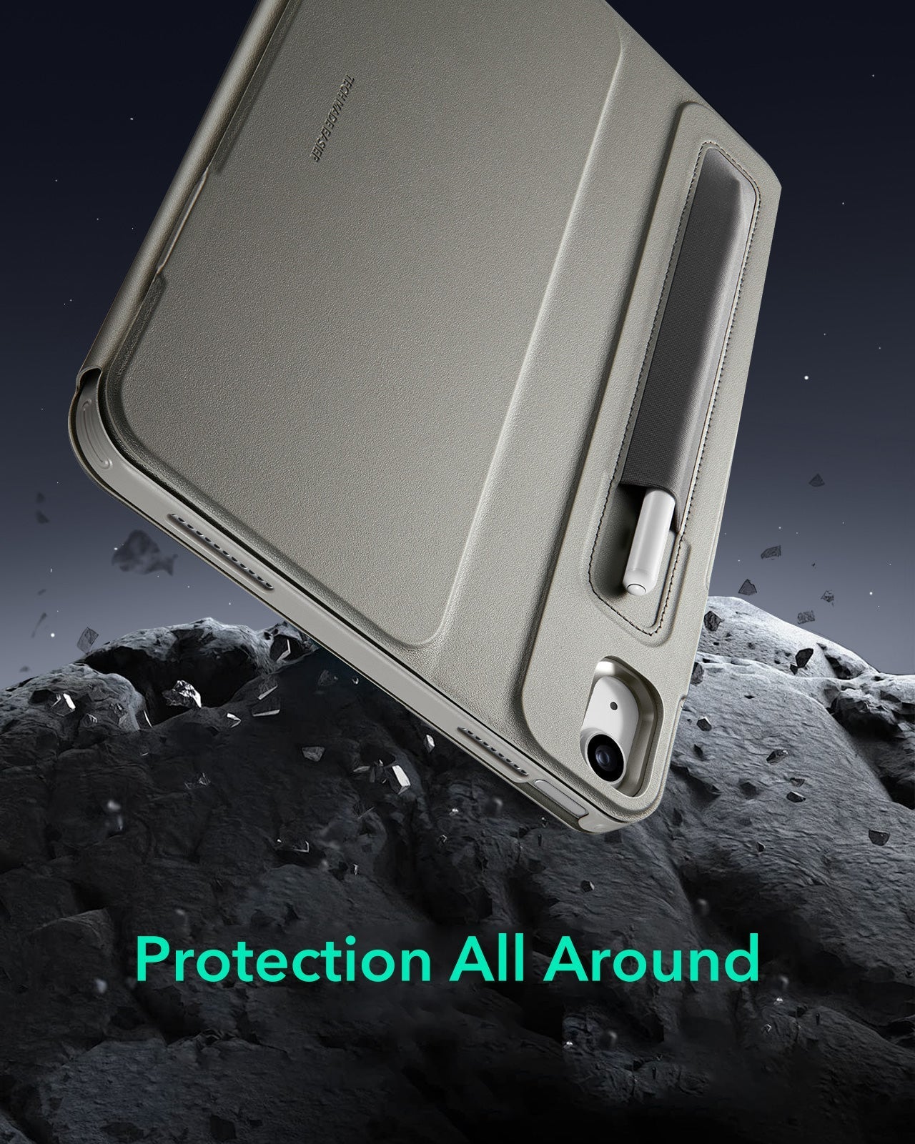 iPad 11" (A16) 2025 Bundle Shift Magnetic Case & Armorite® Paper-Feel Protection - Titanium - Image 8