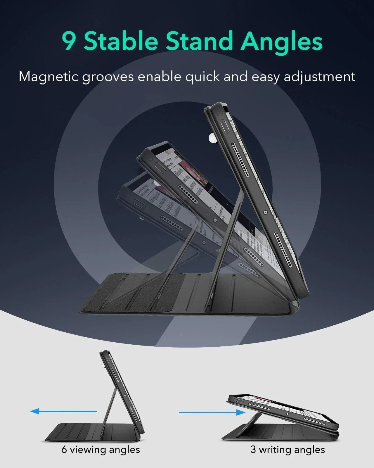 iPad Pro 13″ (2024) Shift Magnetic Case with Pencil Bundle - Titanium - Image 9