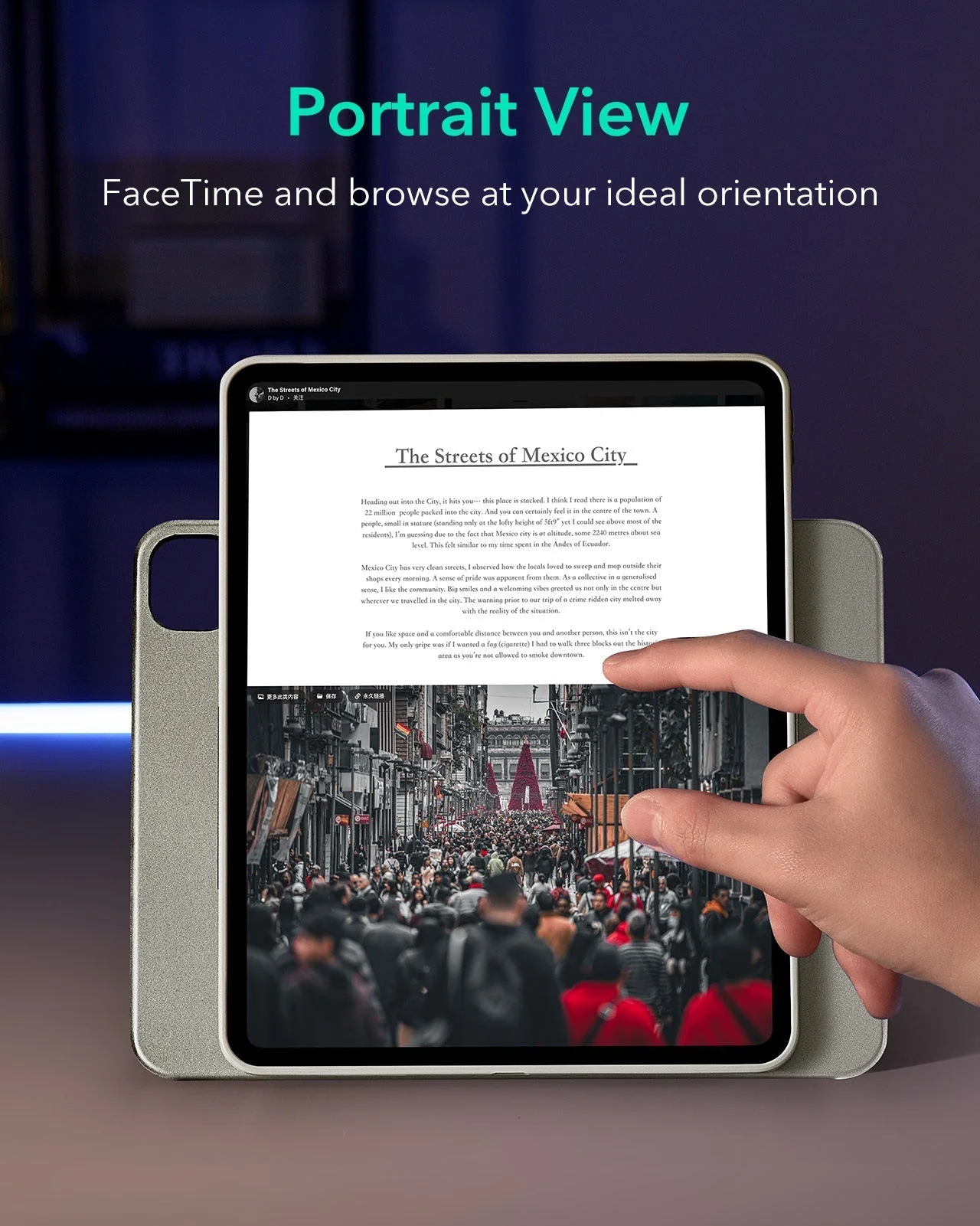 iPad Pro 13ʺ (2025) Shift Magnetic Case - Titanium - Image 5
