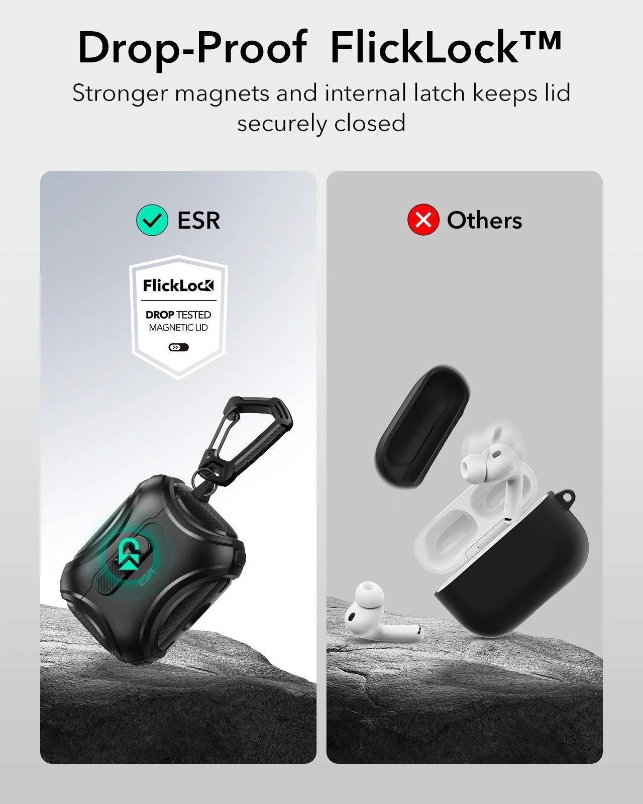 25W CryoBoost 3-in-1 Magnetic Charger (Qi2) and AirPods Pro 3 Pulse FlickLock Case Bundle - US Plug–White - Image 13