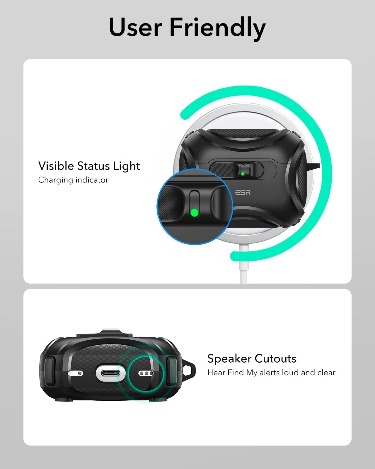 25W CryoBoost 3-in-1 Magnetic Charger (Qi2) and AirPods Pro 3 Pulse FlickLock Case Bundle - US Plug–White - Image 17