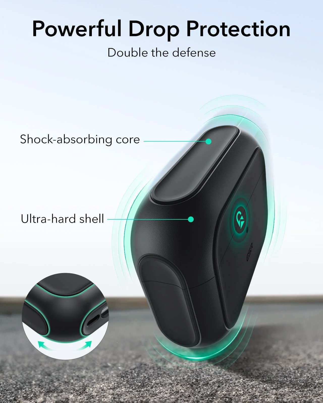 25W CryoBoost 3-in-1 Magnetic Charger (Qi2) and AirPods Pro 3 Orbit Hybrid Case Bundle - US Plug–White - Image 15
